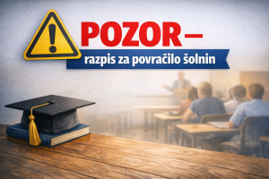 POZOR – razpis za povračilo šolnin