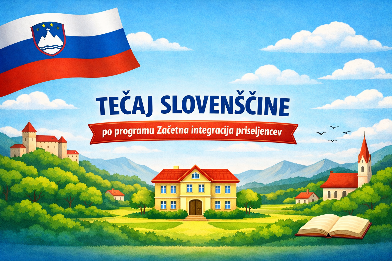 Vpisujemo v tečaj slovenščine po programu začetna integracija priseljencev